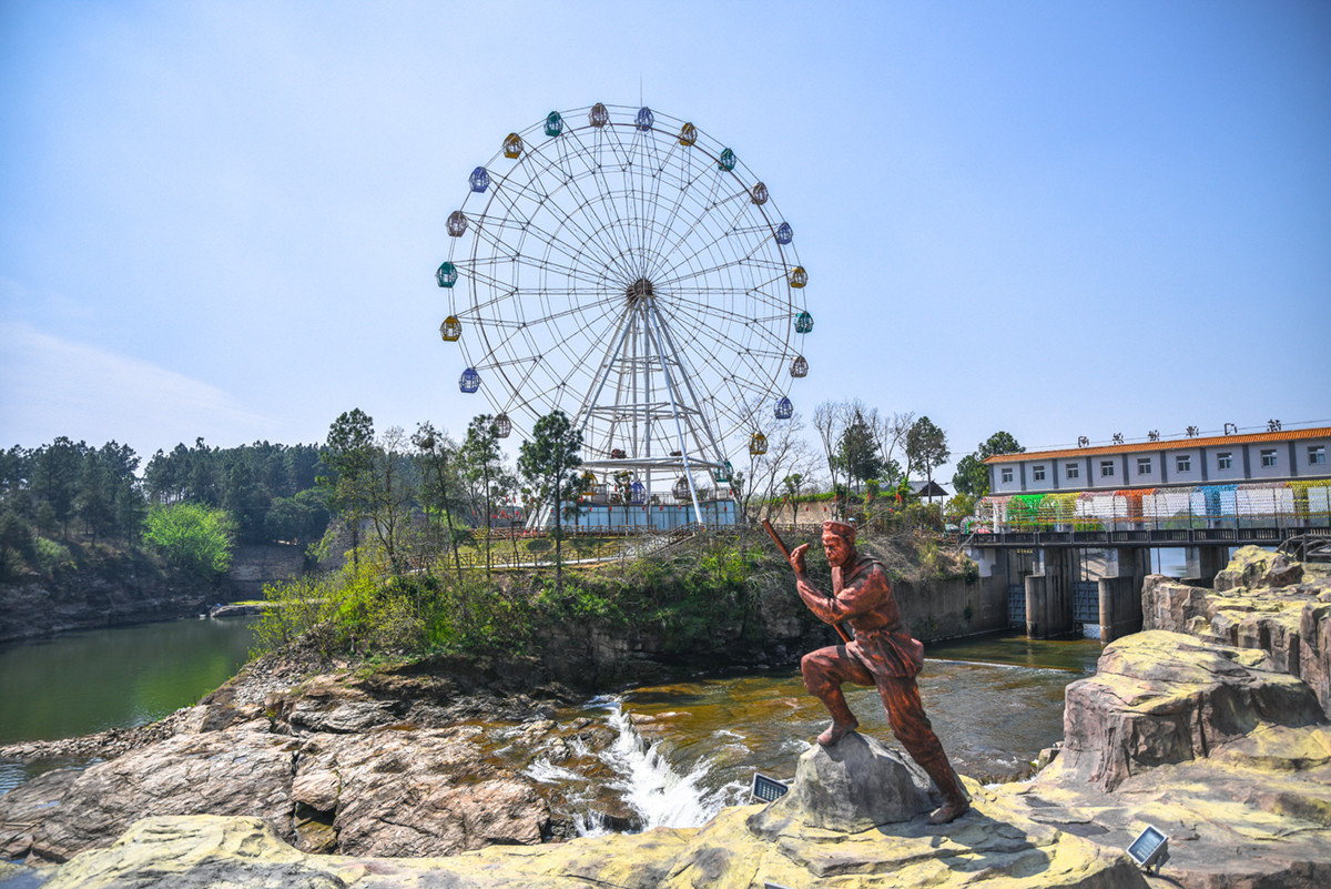 华中首个军事主题景区--木兰故里武汉黄陂“木兰水镇”,宛若江南
