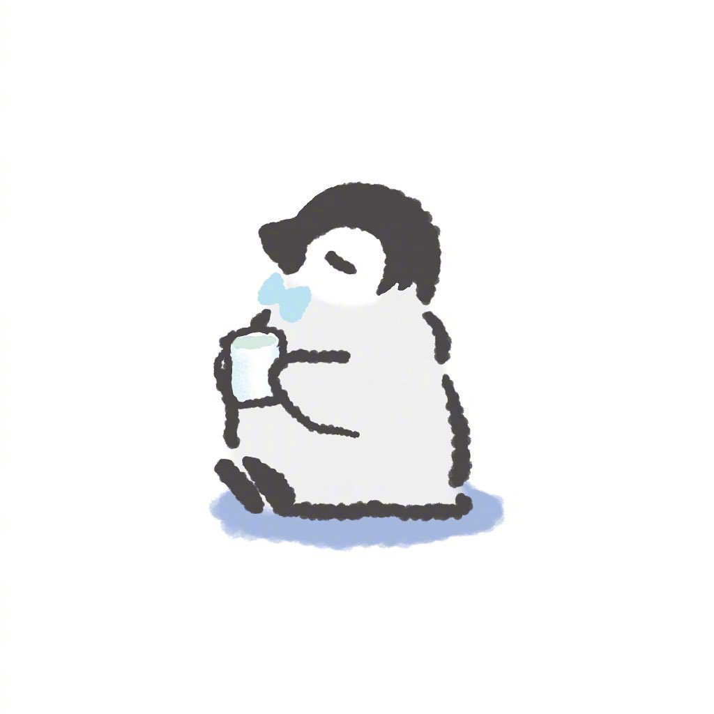 插画师penguin architect笔下的可爱小企鹅.