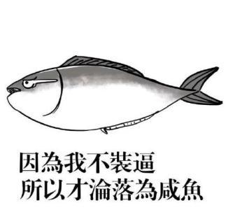搞笑图片：咸鱼表情包大全