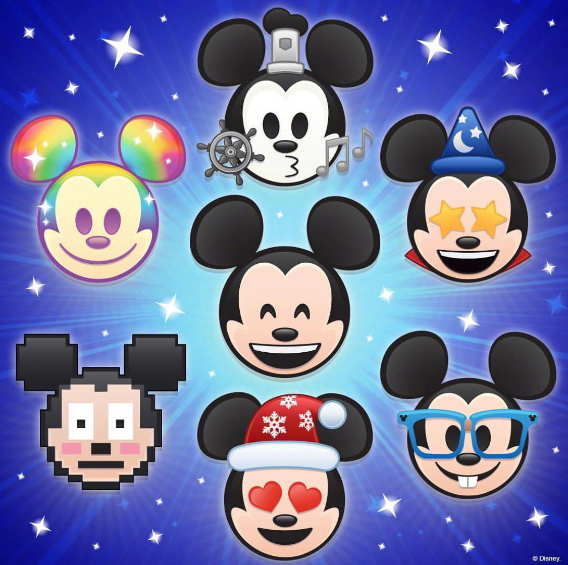 迪士尼emoji表情复制,米老鼠emoji表情 happy chinese new year!images disneyemoji
