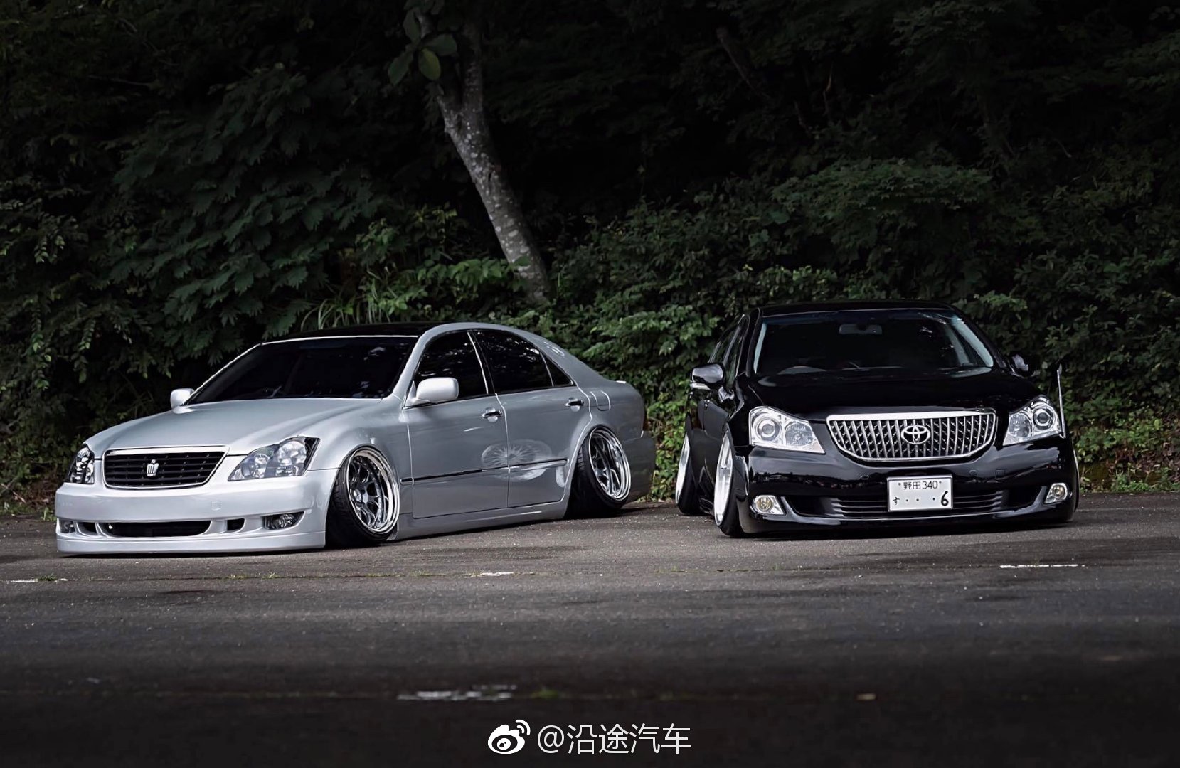 丰田皇冠,低趴霸气,非常日系风!