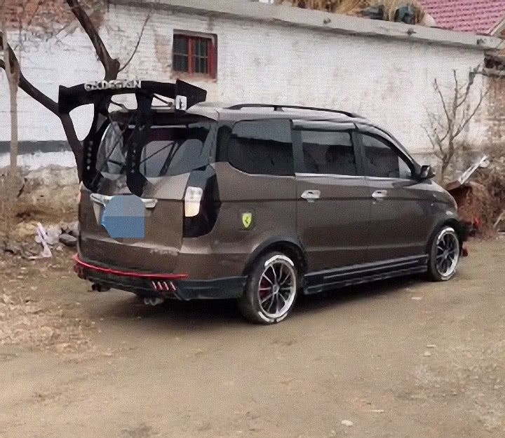 牛人改装五菱宏光,看到尾翼网友竖起大拇指,赞道:这是个高手啊