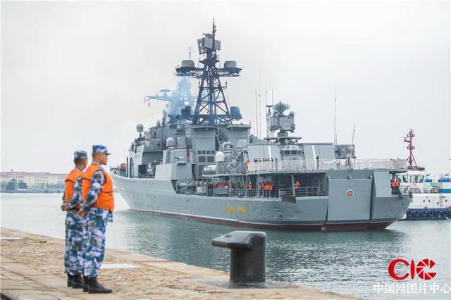 山东青岛:中俄海上联合-2019军演 俄方参演舰