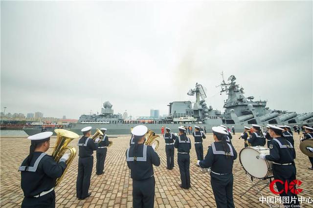 山东青岛:中俄海上联合-2019军演 俄方参演舰