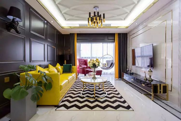 102㎡现代轻奢，时尚摩登，惊艳之家