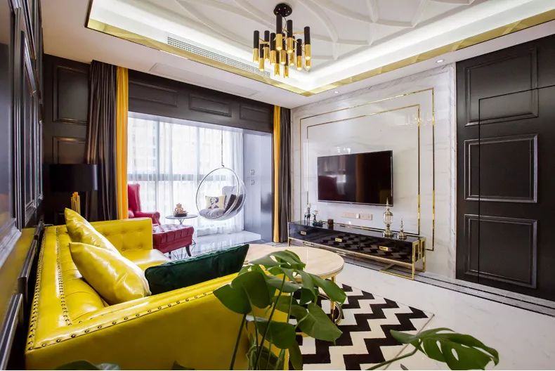 102㎡现代轻奢，时尚摩登，惊艳之家