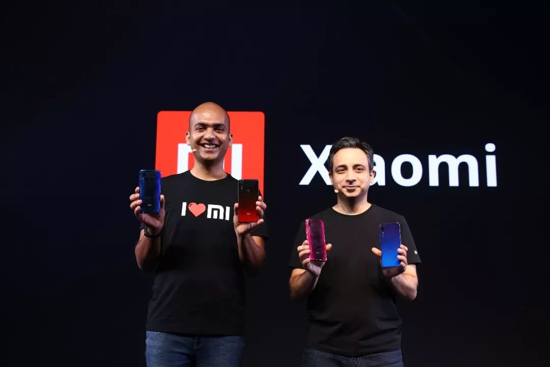 ▲4月24日，印度新德里，小米公司在当地推出Y3智能手机。