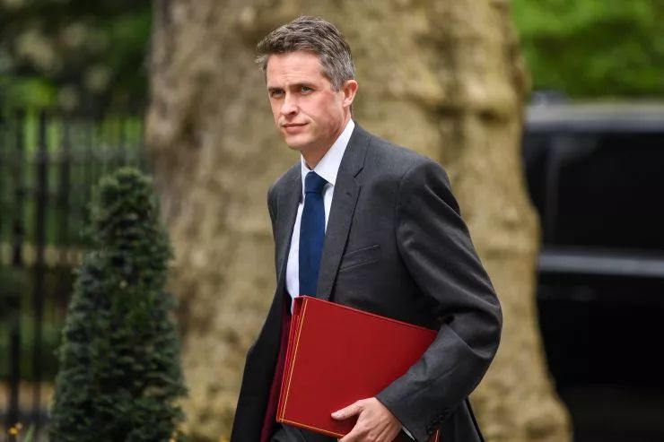 英国国防大臣加文·威廉姆森。(图源:CNBC)