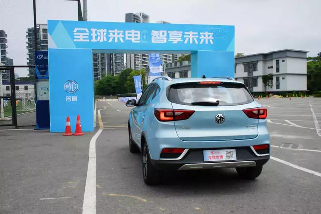 NEDC综合工况续航里程335公里 场地小试名爵EZS