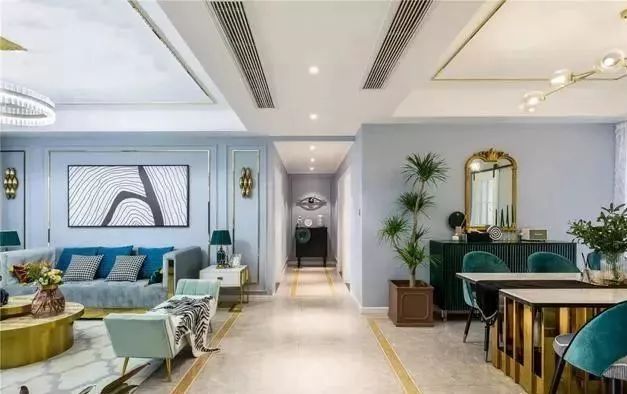 等我买房了，一定要这么装修，进门就被玄关迷住，客厅太漂亮了！