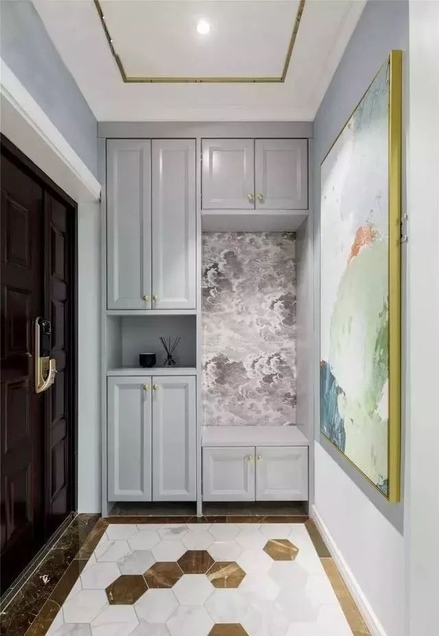 等我买房了，一定要这么装修，进门就被玄关迷住，客厅太漂亮了！