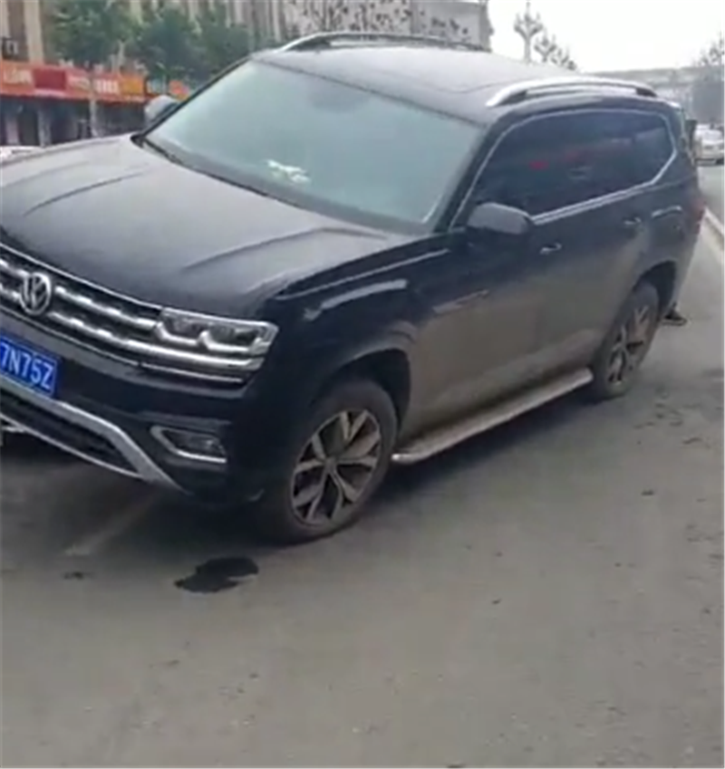 28万大众途昂出事故,看到车损那一刻,就知这车减配了!