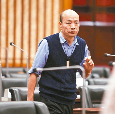 高雄市长韩国瑜。(图片来源:台湾《联合报》)