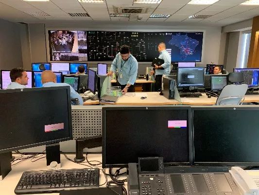 图为国家电网巴西控股公司电力调度控制中心