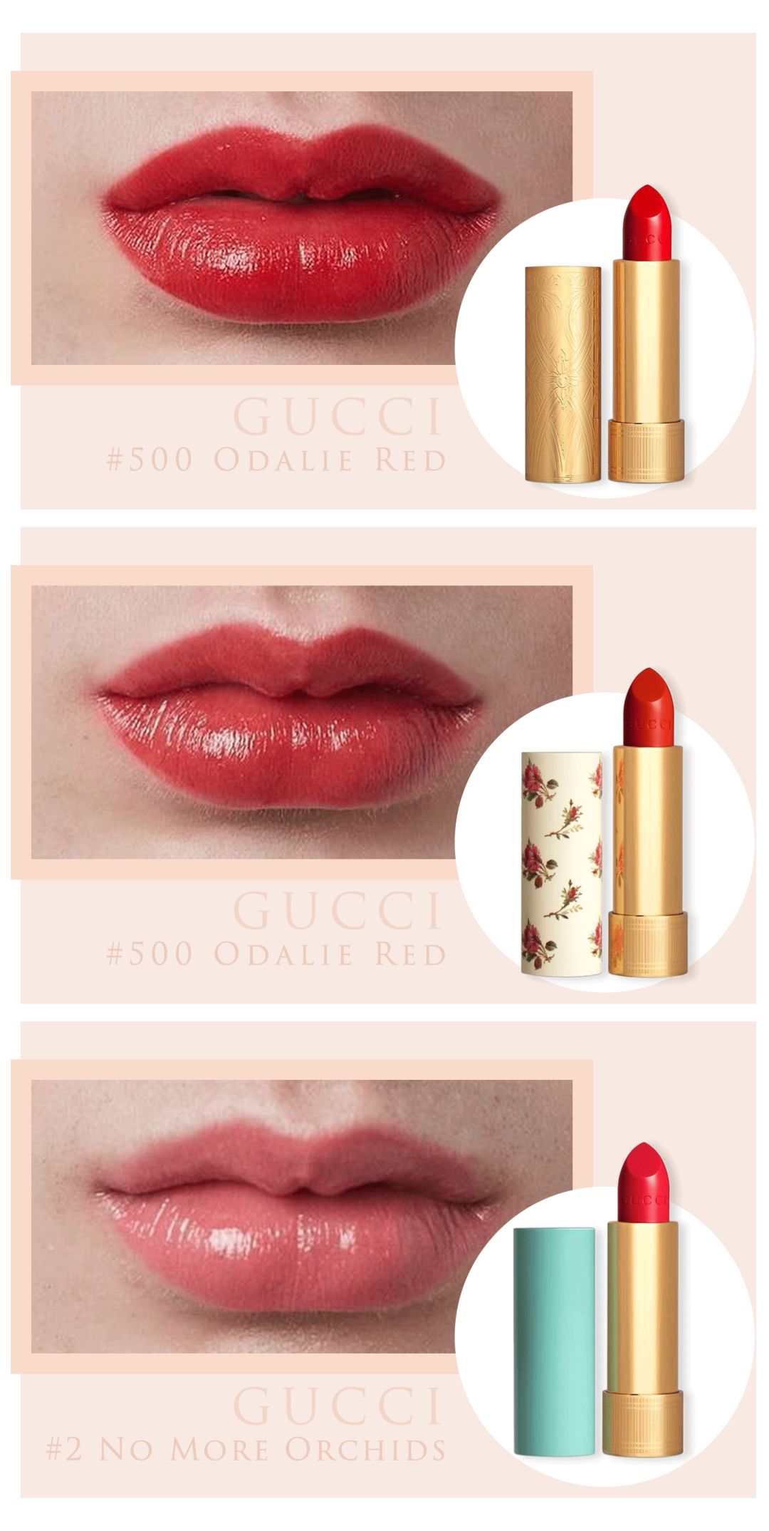GUCCI最新口红，真是艺高人胆大啊