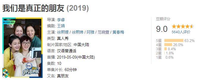 终于不用在国产综艺里看塑料姐妹情了 终于不用在国产综艺里看塑料姐妹情了