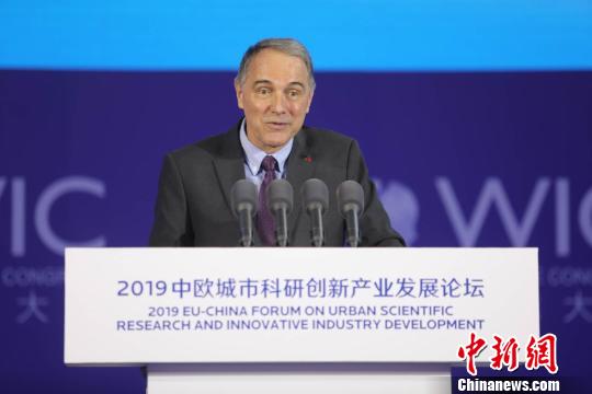 欧盟驻华代表团公使衔参赞魏立国(Philippe Vialatte)。 钟欣 摄