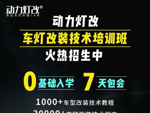 2019年汽车后市场，加盟动力灯改，把握新商机，拒绝弯路!