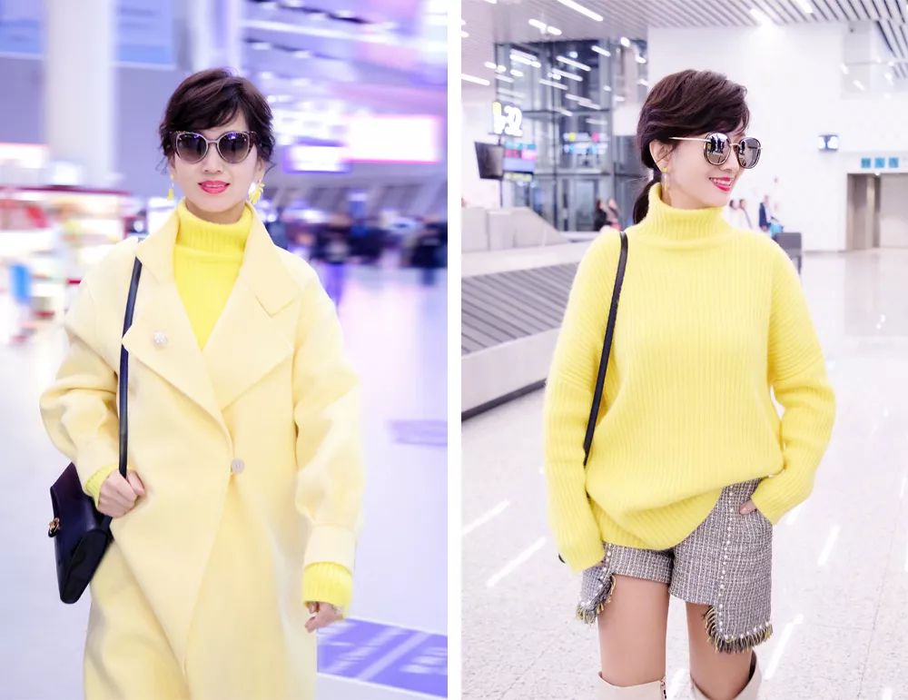 只戴墨镜算什么，赵雅芝用耳环配套更高级，65岁时髦感超过年轻人