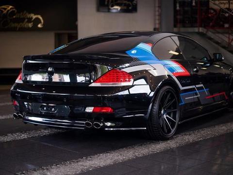 宝马E63改装版，黑色的外观