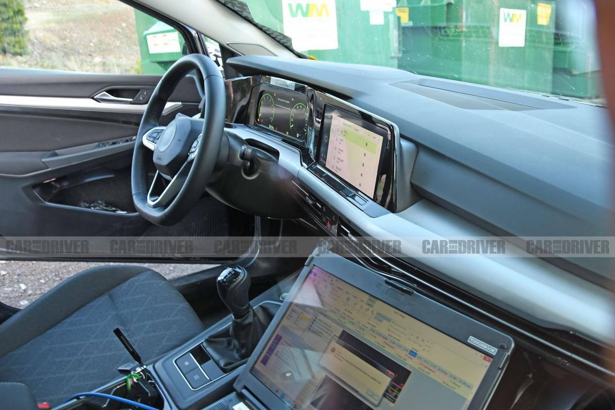 借着数字化内饰的曝光 揭秘即将到来的全新一代大众高尔夫