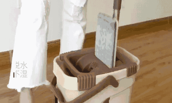 这个拖把不用洗，3分钟拖完整个家