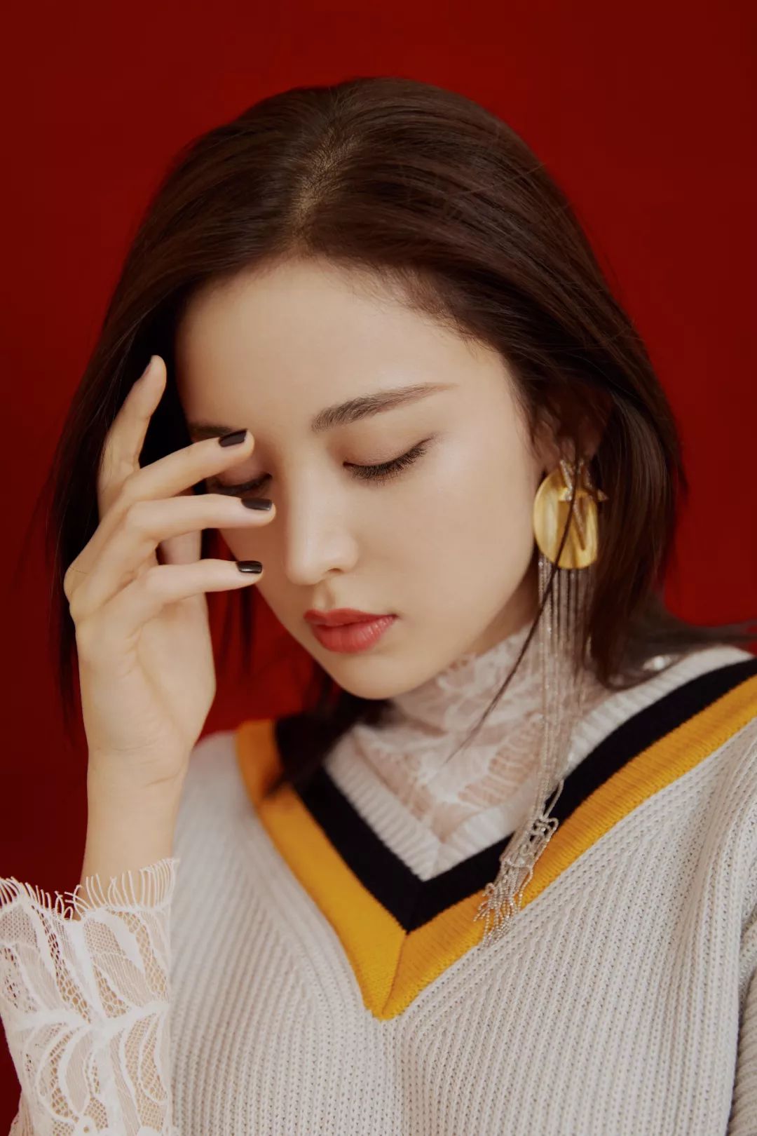 娜扎生图竟然比精修后还美？360度无死角的双手也太抢镜了吧！