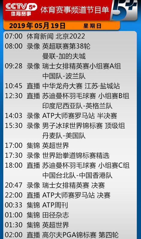 今日央视节目单 cctv5转nba西部决赛勇士pk开拓者 中超泰达vs华夏