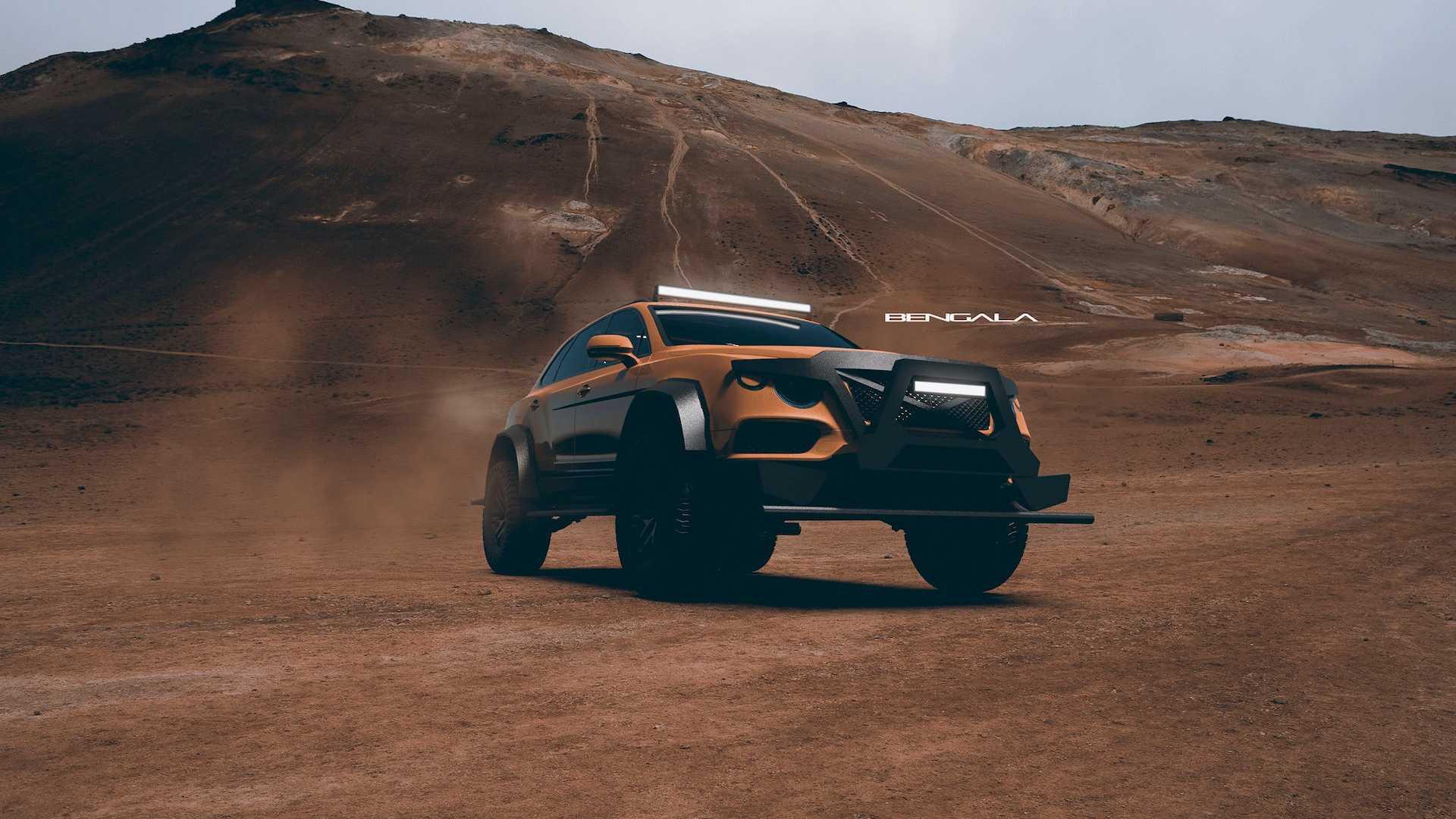 全球限量15辆,定制改装宾利豪华SUV,外形像坦克