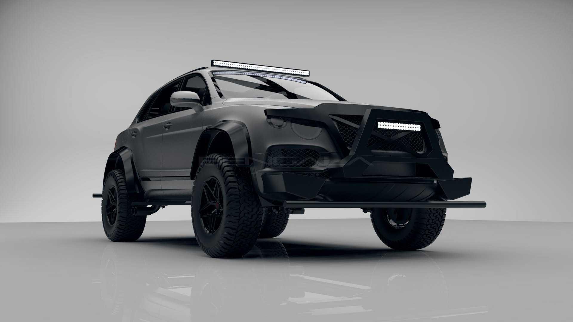 全球限量15辆,定制改装宾利豪华SUV,外形像坦克