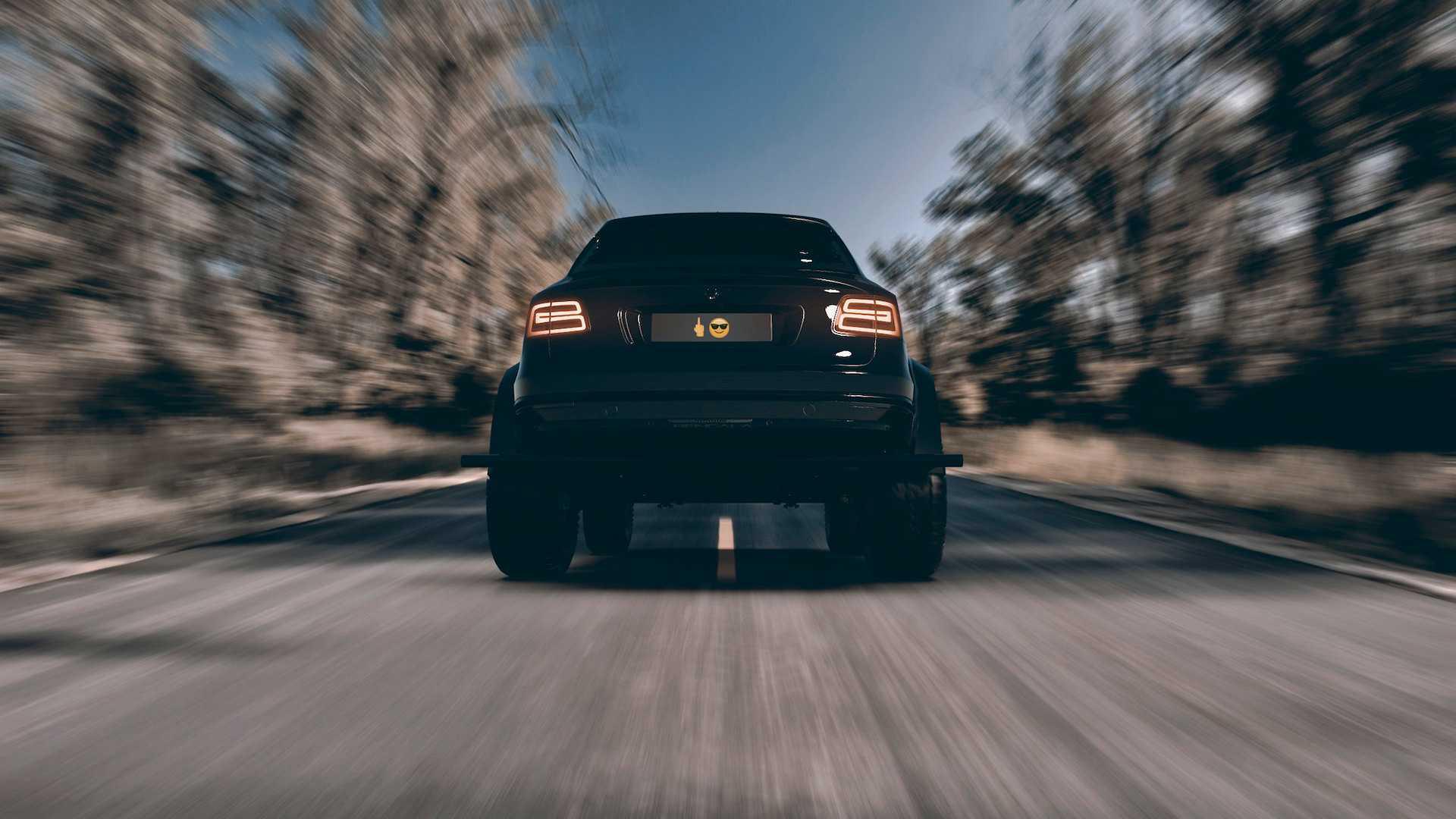 全球限量15辆,定制改装宾利豪华SUV,外形像坦克