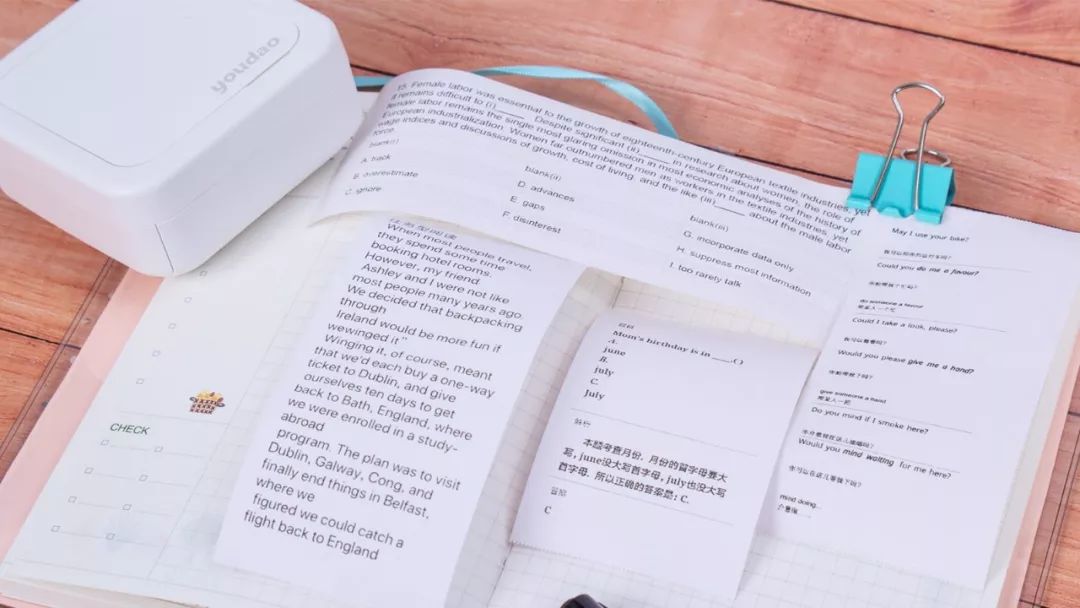 优选 | 提高学习效率，这台口袋大小的打印机，帮助孩子整理错题，解决难题，打印各科学习资料