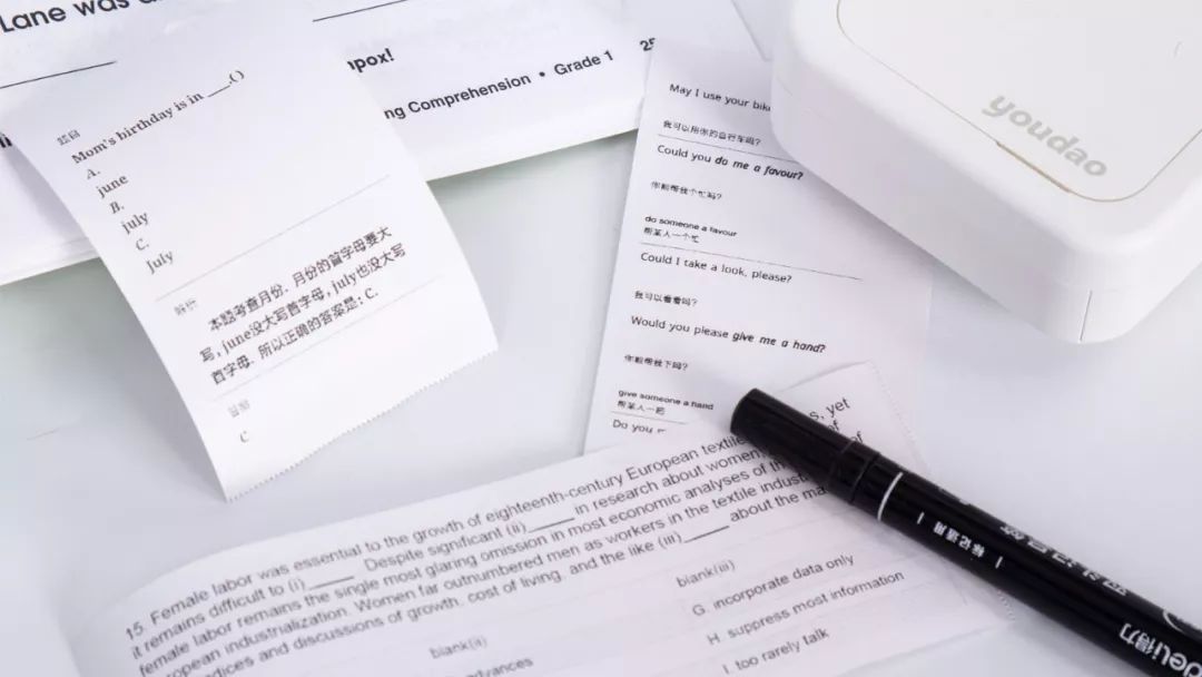 优选 | 提高学习效率，这台口袋大小的打印机，帮助孩子整理错题，解决难题，打印各科学习资料