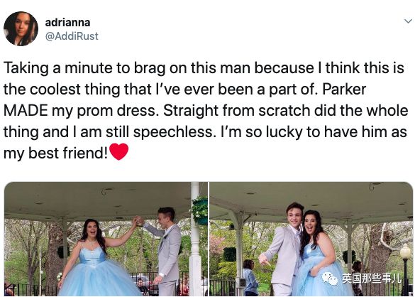 亲手给自己好朋友设计做出一条毕业舞裙....这个小哥,也是很暖了啊! 亲手给自己好朋友设计做出一条毕业舞裙.... 这个小哥,也是很暖了啊!