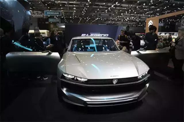 标致最帅的概念车,造型神似福特野马,续航600km,4s破百!