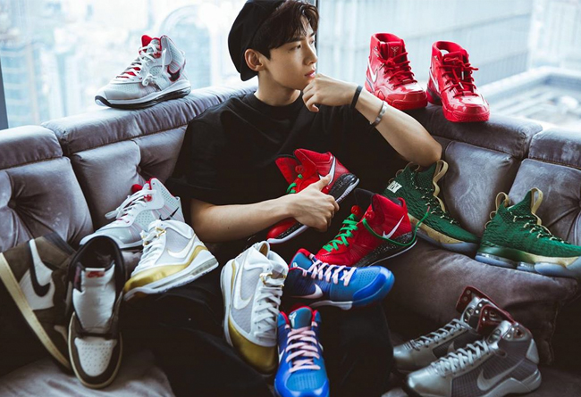 白敬亭参加鞋展疯狂换鞋！还买了一双 Air Mag！