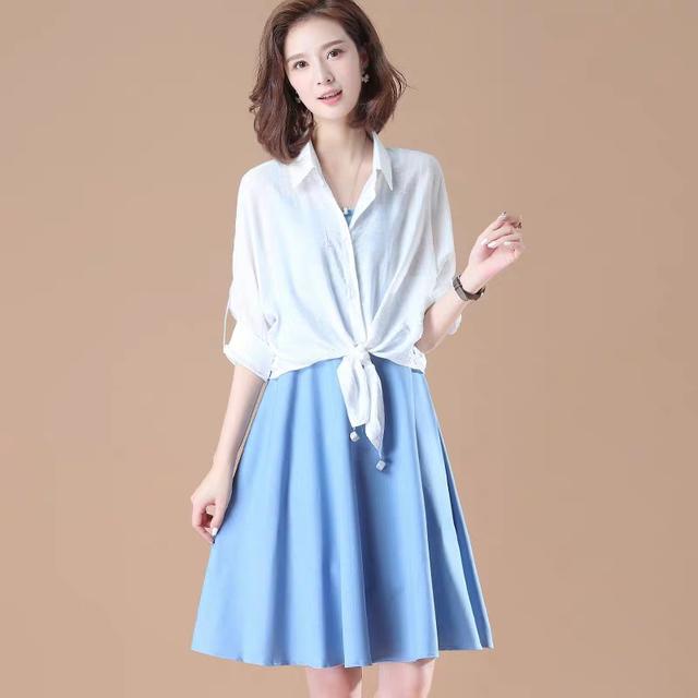 适合奔四女人穿两件套裙，洋气好看显文艺