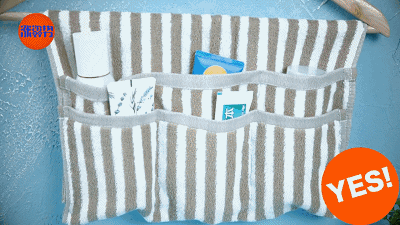 旧毛巾别再当抹布用了，缝一缝挂墙上，看到的人都夸好！