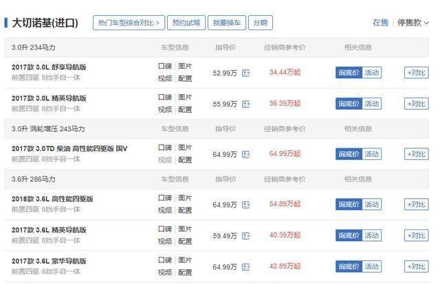 Jeep旗舰不行了?降到35万霸气超揽胜,配空气悬挂3.0L,无人理