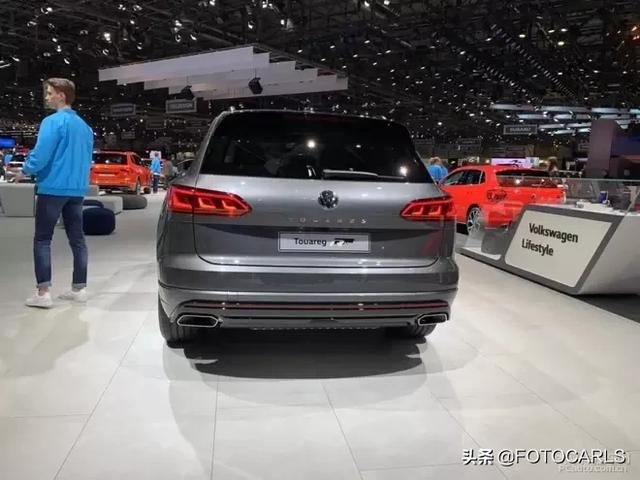全新大众途锐v8tdirline实拍战斗灰色巨帅百公里49秒