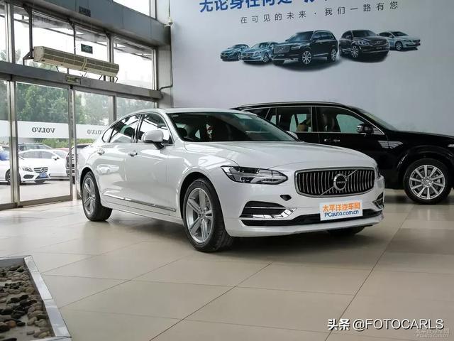 实拍新款沃尔沃S90 2.0T入门版，售价不到30万，让BBA很不爽？