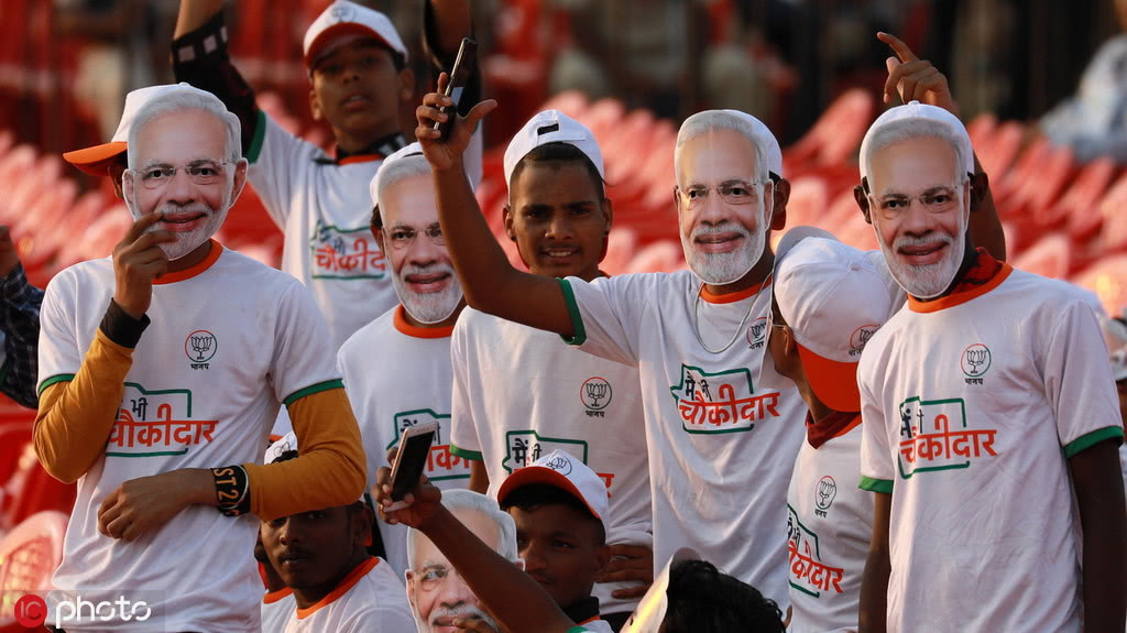 执政党印度人民党大选获胜