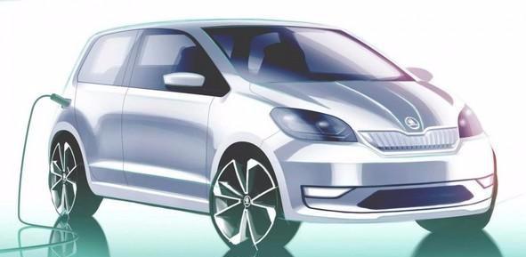 Skoda平民电动车「Citigo-e iV」 即将发表!满电可跑161KM