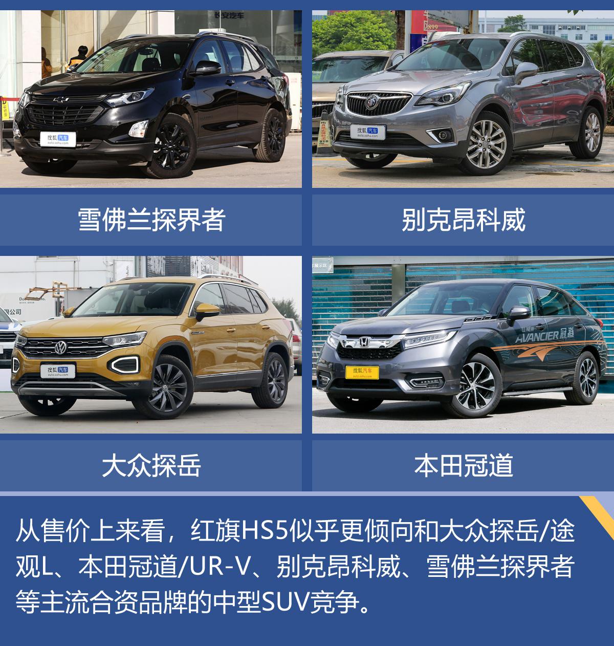 一汽红旗HS5上市 售18.38-24.98万元