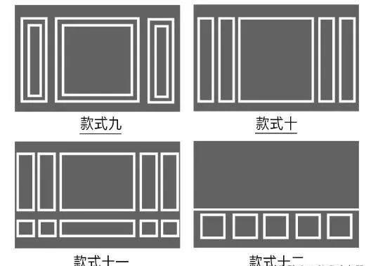 12款石膏线背景墙结构布局装修案例省钱又洋气谁看谁爱