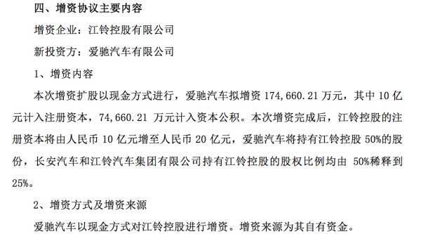 为获生产资质 爱驰汽车入股江铃控股成最大股东