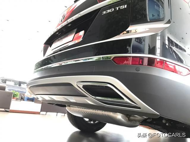 大众途昂330TSI实拍,外观够粗壮霸气,内饰有过分了