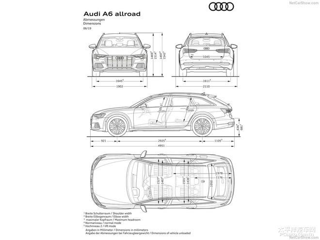 奥迪新款A6 allroad quattro推出,6月于欧洲上市!