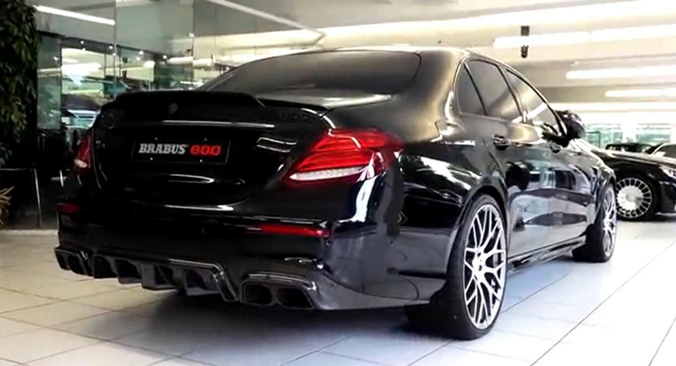 暴力美学加持的车型 奔驰AMG E63S 巴博斯800到店实拍