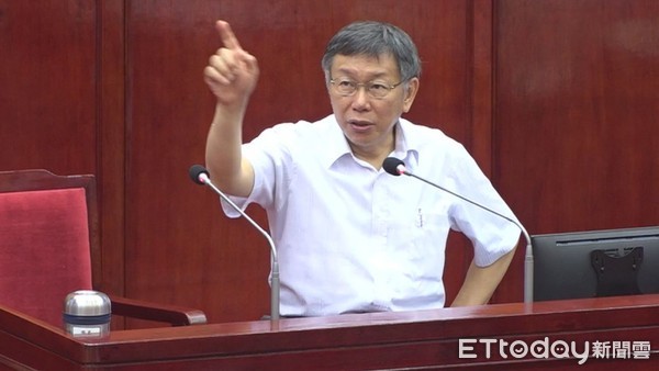 台北市长柯文哲。(图片来源:台湾“东森新闻云”)